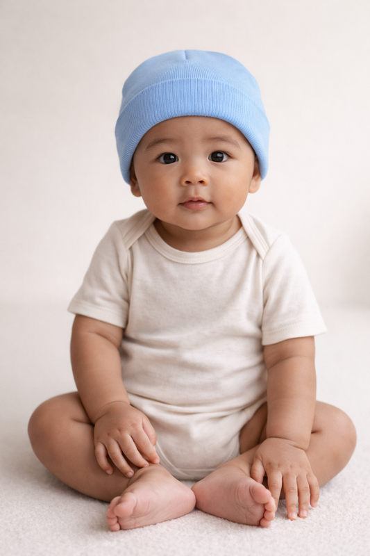 Baby Beanie - Light Blue