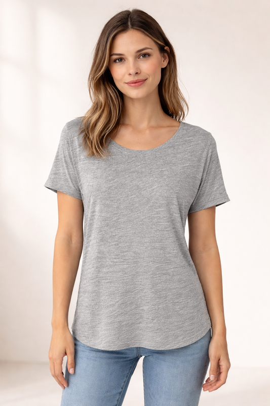 Women’s Slouchy T-Shirt - Athletic Heather