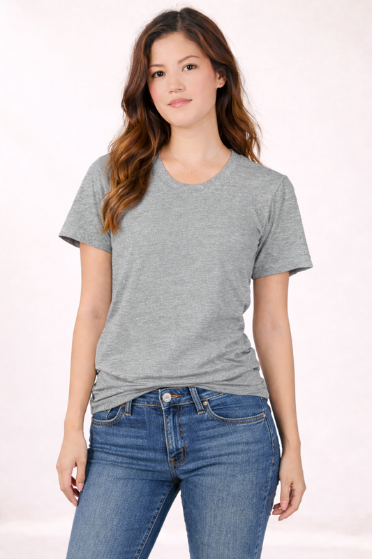 Womens Relaxed T-Shirt - Deep Heather