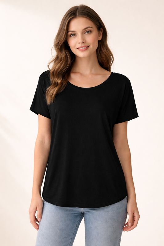 Women’s Slouchy T-Shirt - Black