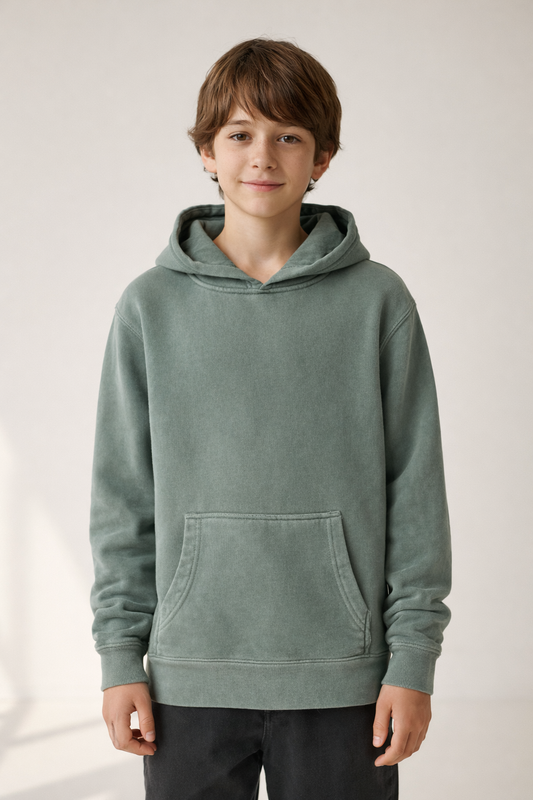 Vintage Pullover Hoodie - Pigment Alpine Green