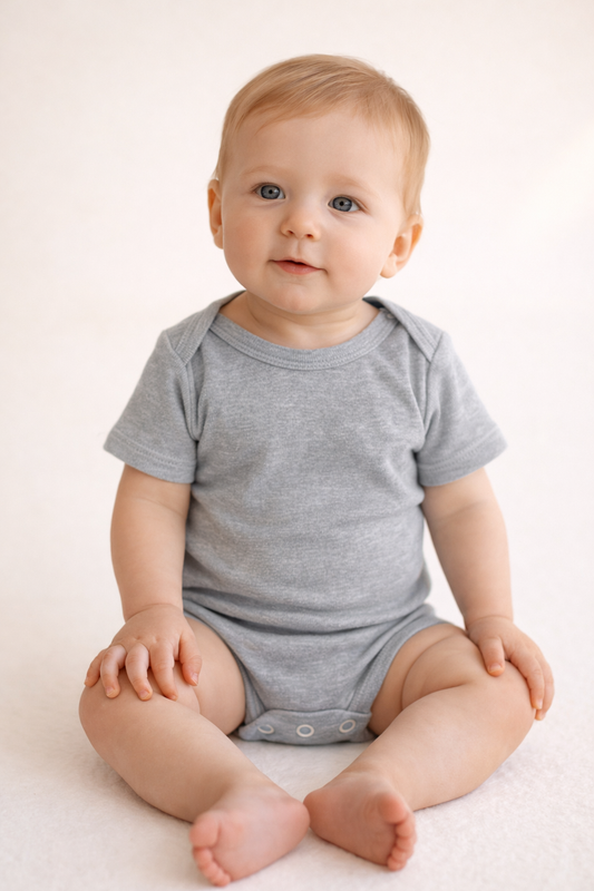 Baby Jersey One Piece - Athletic Heather