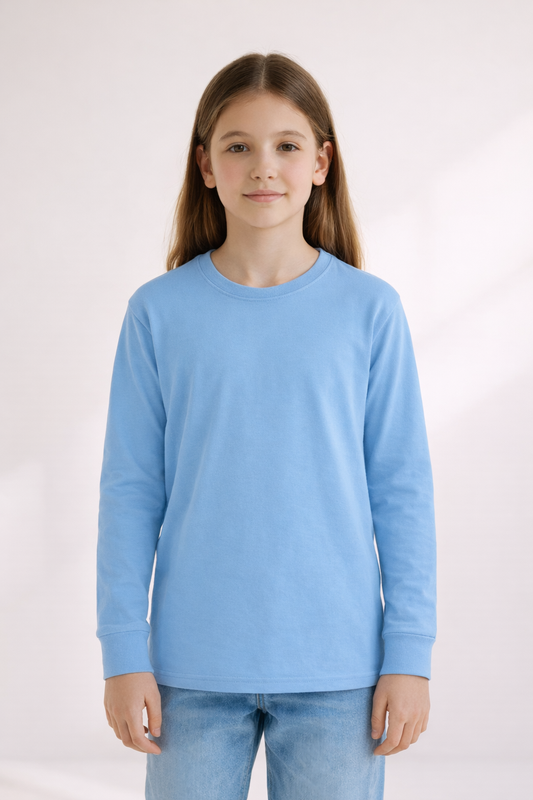Long Sleeve T-Shirt - Carolina Blue