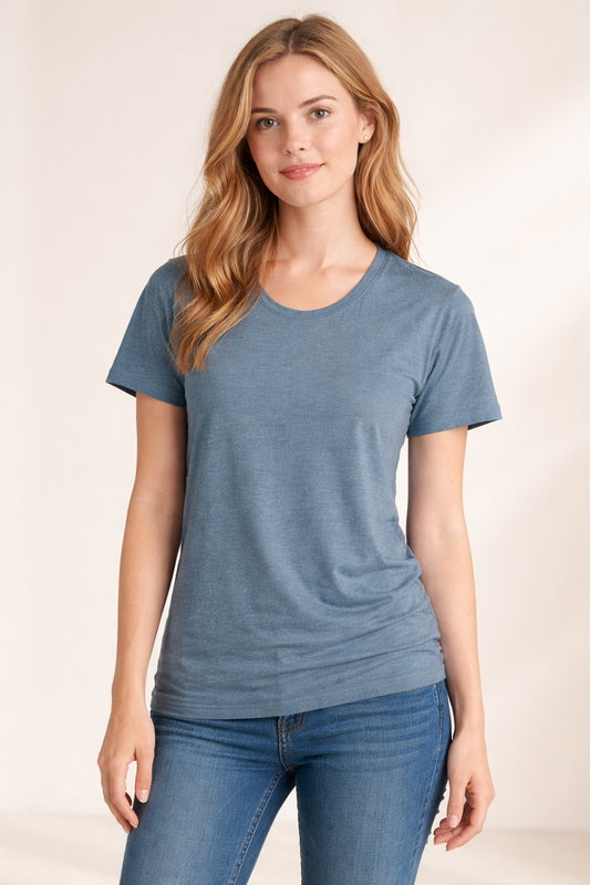 Women's Relaxed T-Shirt - Heather Slate