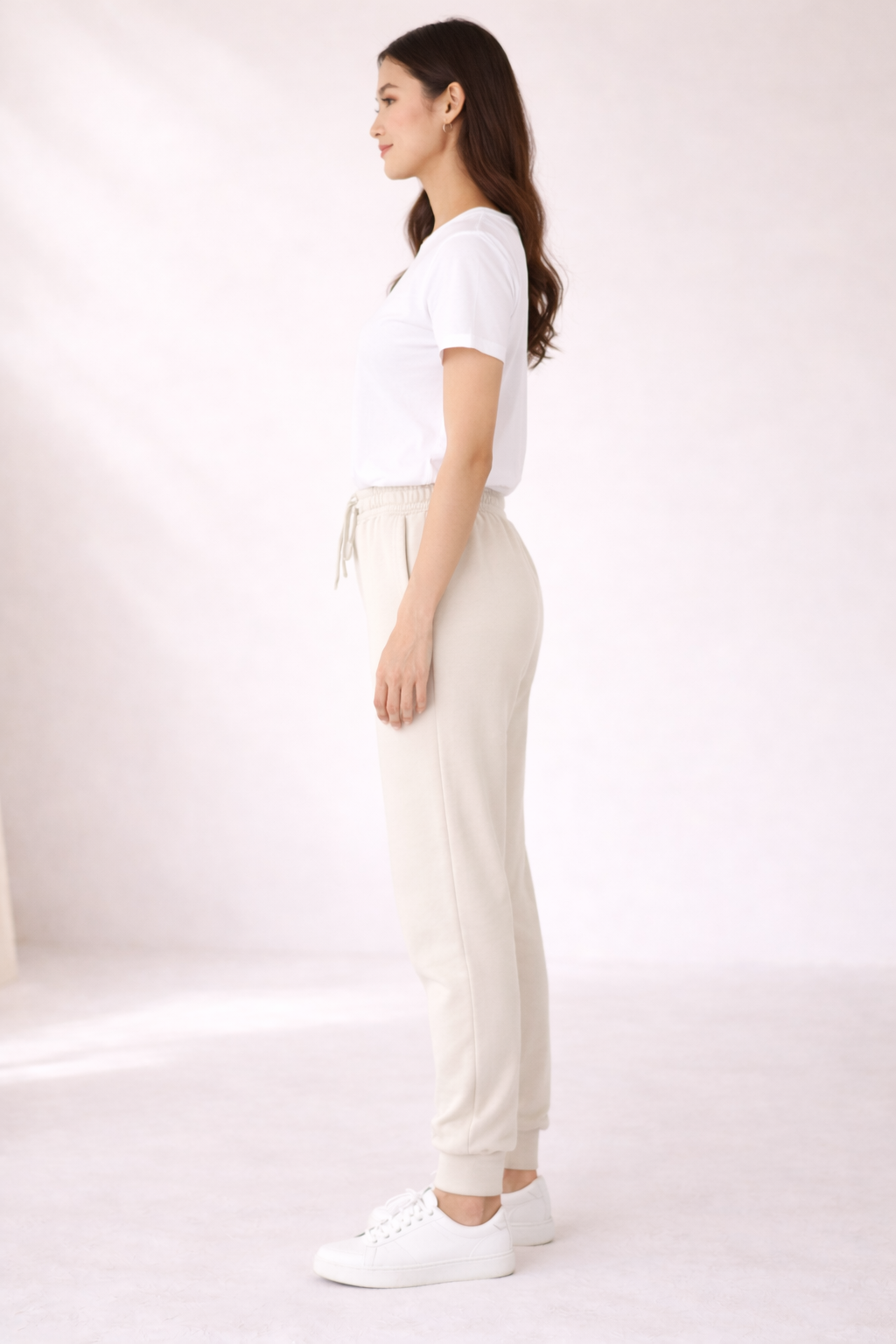Women's Wash Sweatpants- Bone