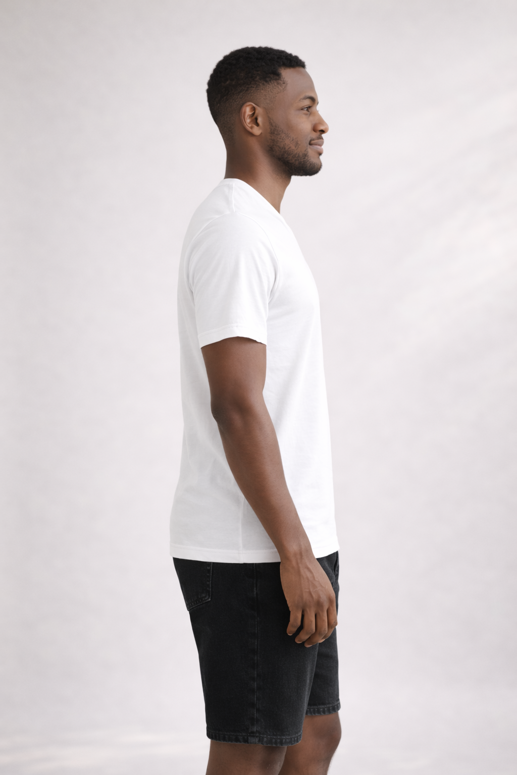 Men's V-Neck T-Shirt - White