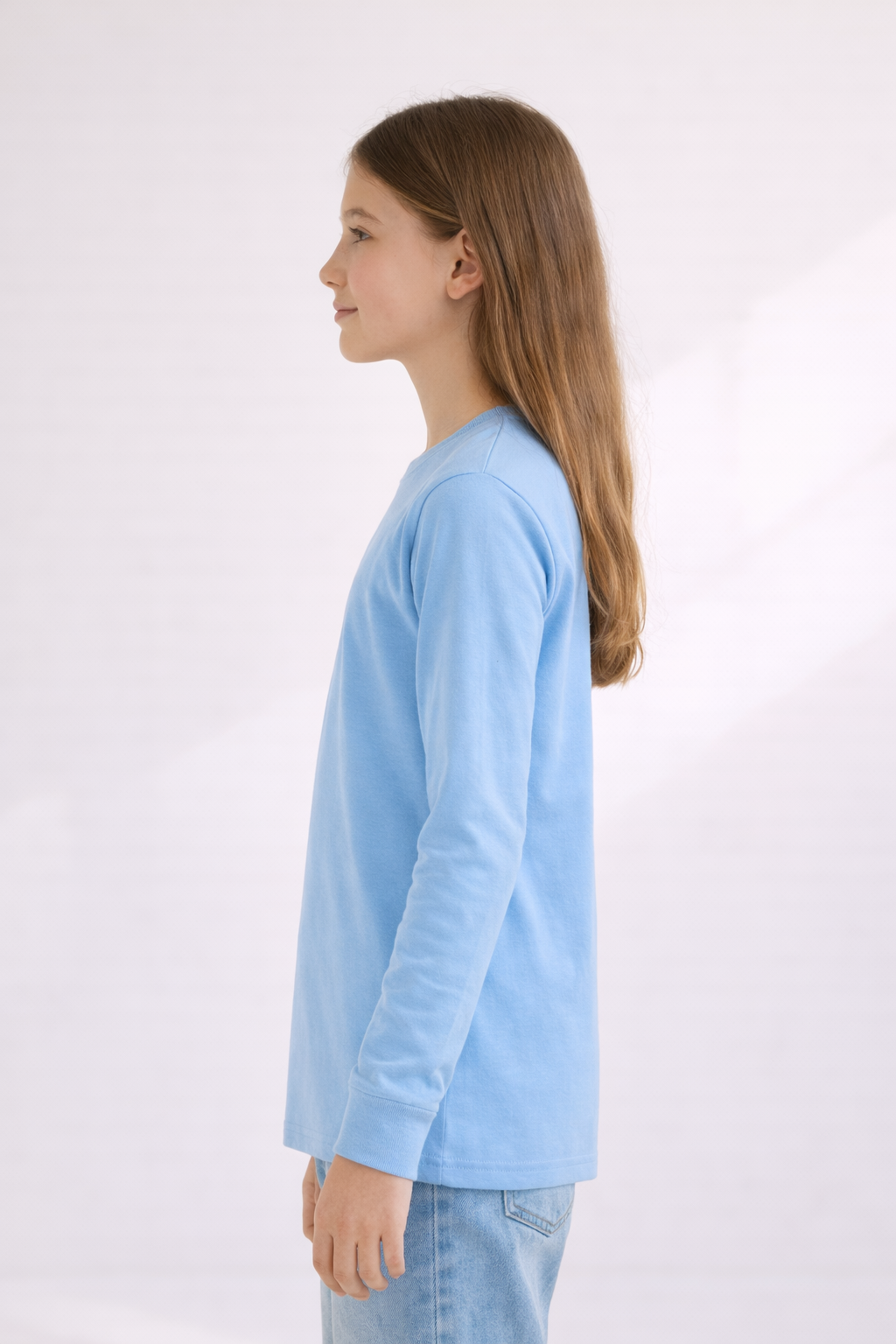 Long Sleeve T-Shirt - Carolina Blue