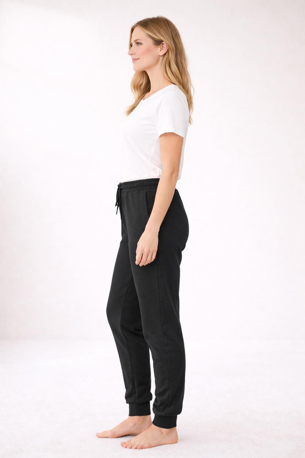 Women's Wash Sweatpants- Black