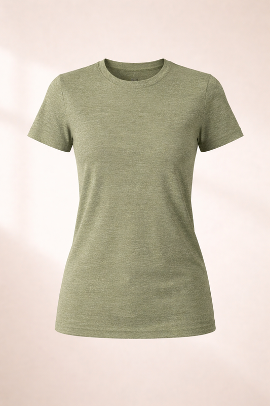 Womens T-Shirt - Heather Green