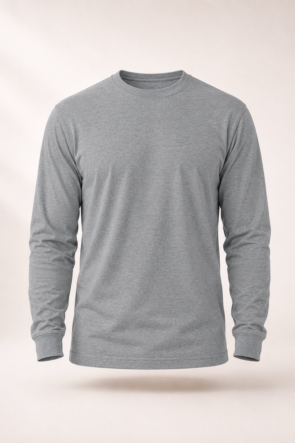 Men's Long Sleeve T-Shirt - Athletic Grey