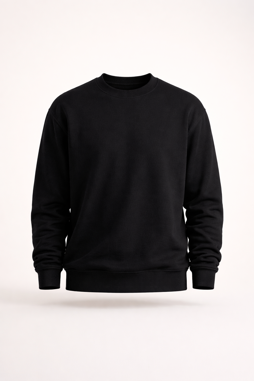 Mens heavy crewneck sweatshirt - Black