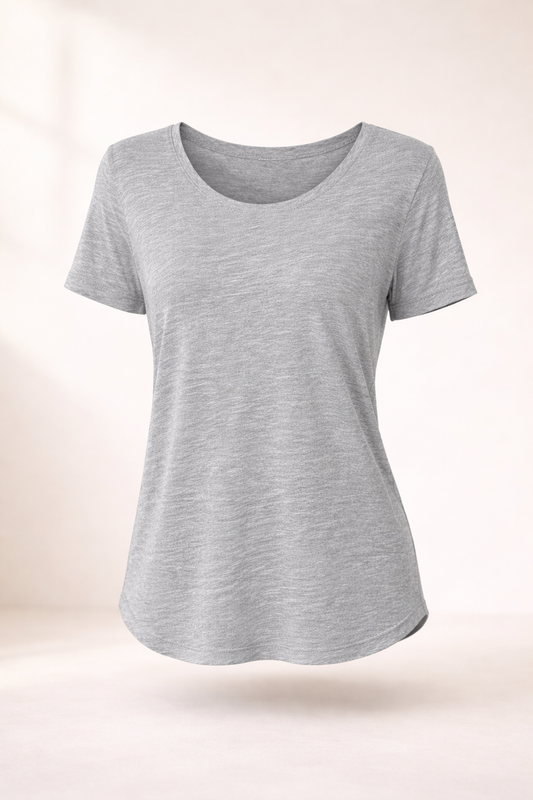 Women’s Slouchy T-Shirt - Athletic Heather