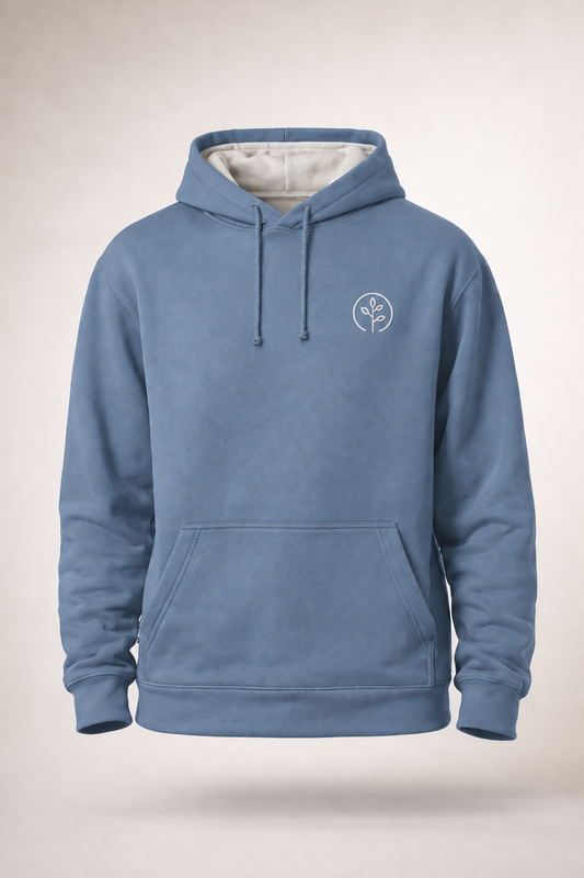 Accent Hoodie Indigo Blue / Cream