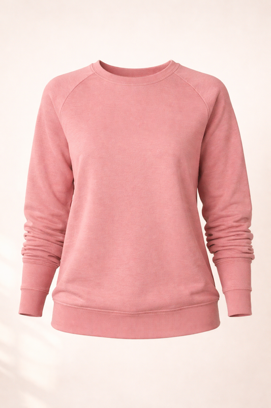 Women's Lightweight Sweatshirt - Dusty Rose