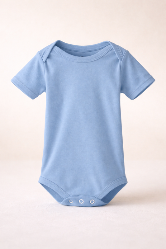 Baby Jersey One Piece - Heather Columbia