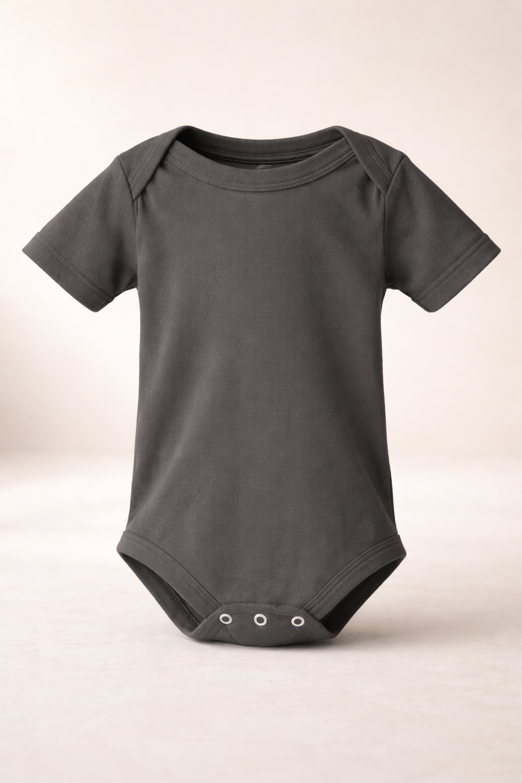 Baby Jersey One Piece - Dark Grey