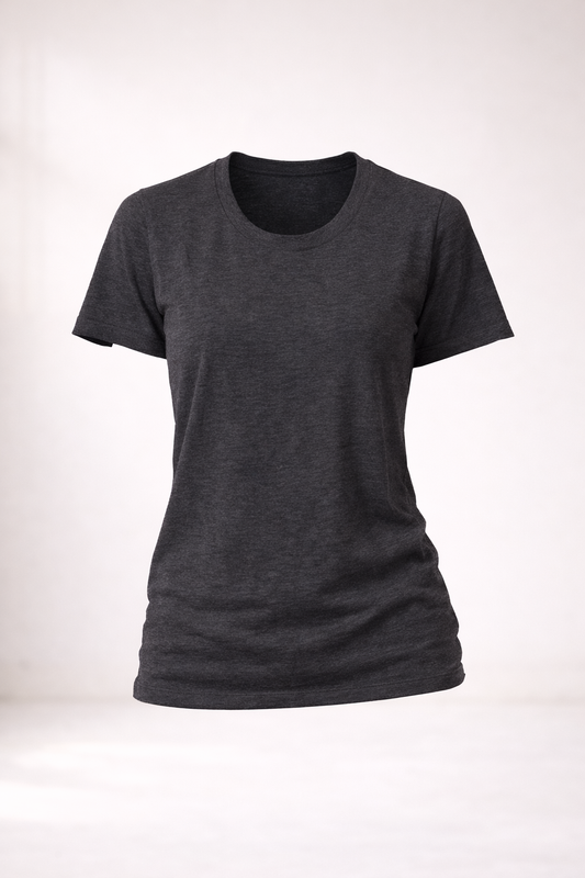 Women's Relaxed T-Shirt - Dark Grey Heather