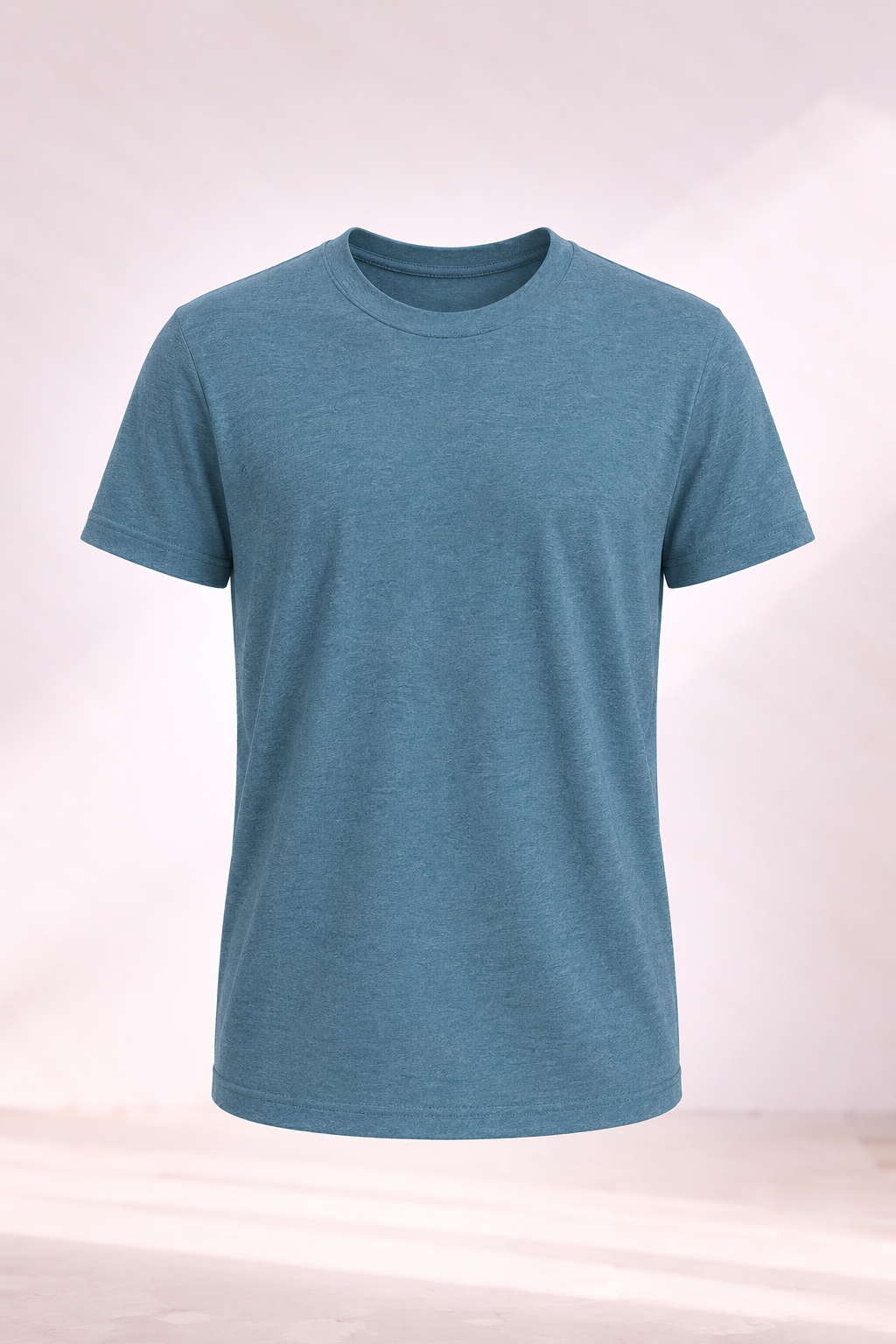 Youth Cotton T-Shirt - Heather Deep Teal