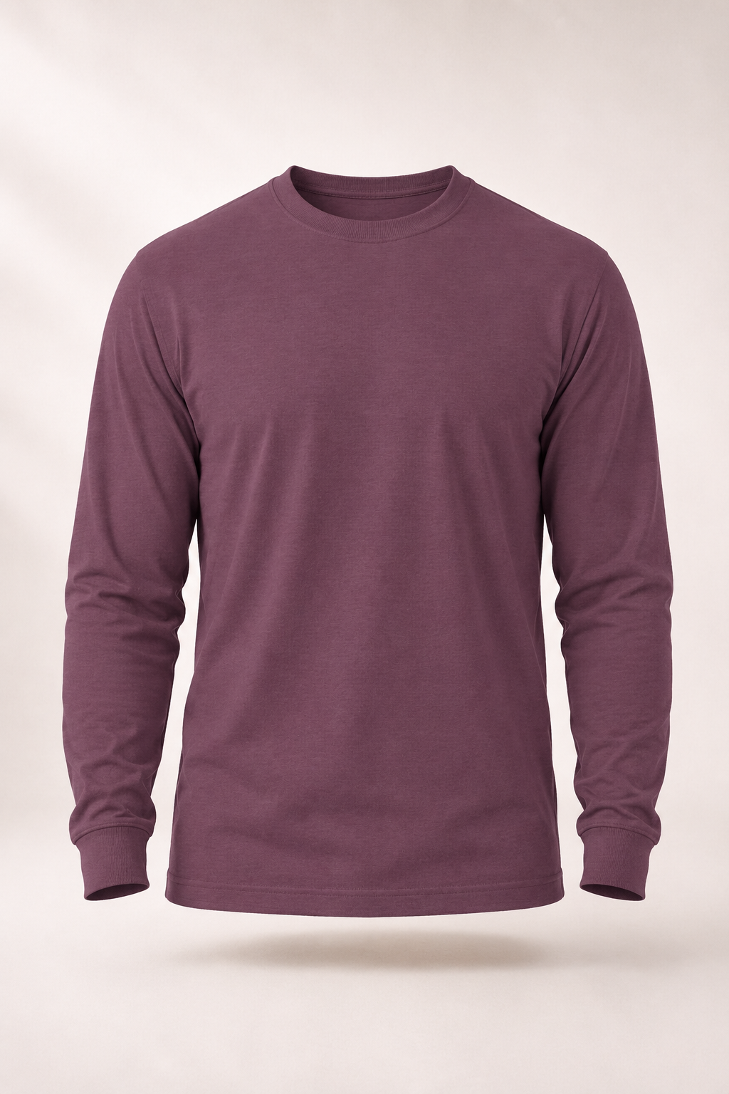 Men's Long Sleeve T-Shirt - Maroon
