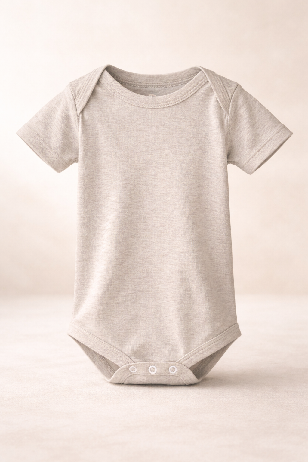 Baby Jersey One Piece - Heather Dust