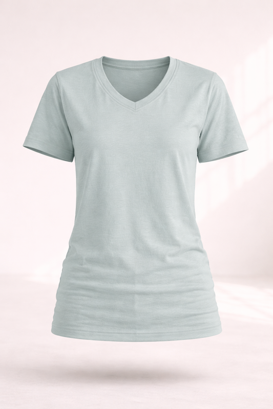 Women's Relaxed T-Shirt - Dusty Blue