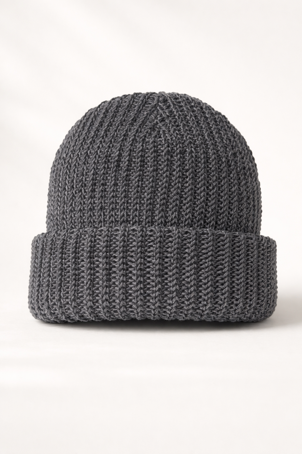 Chunky Knit Beanie - Charcoal