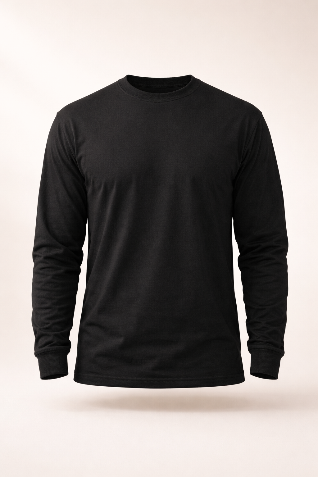 Men's Long Sleeve T-Shirt - Black