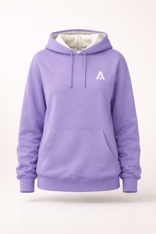 Accent Hoodie Violet / Cream