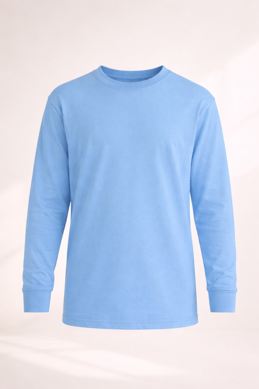 Long Sleeve T-Shirt - Carolina Blue