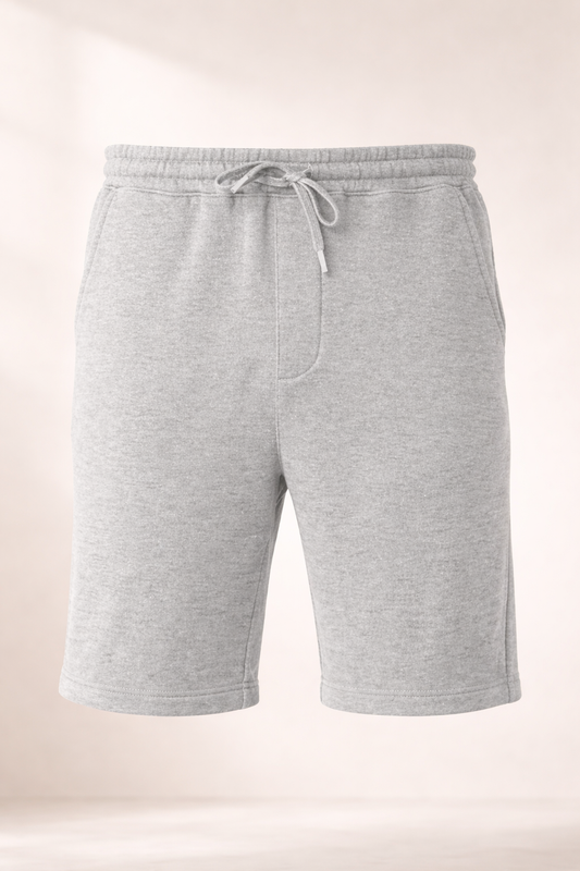 Mens Fleece Shorts - Grey