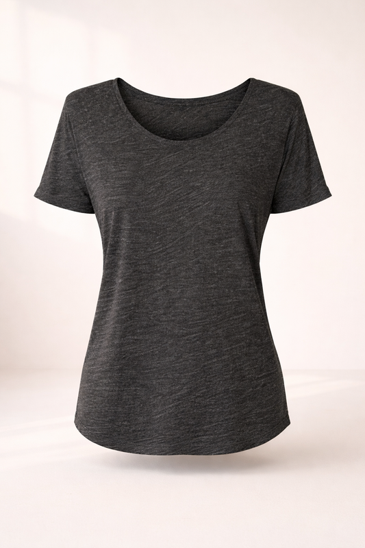 Women’s Slouchy T-Shirt - Dark Heather Grey
