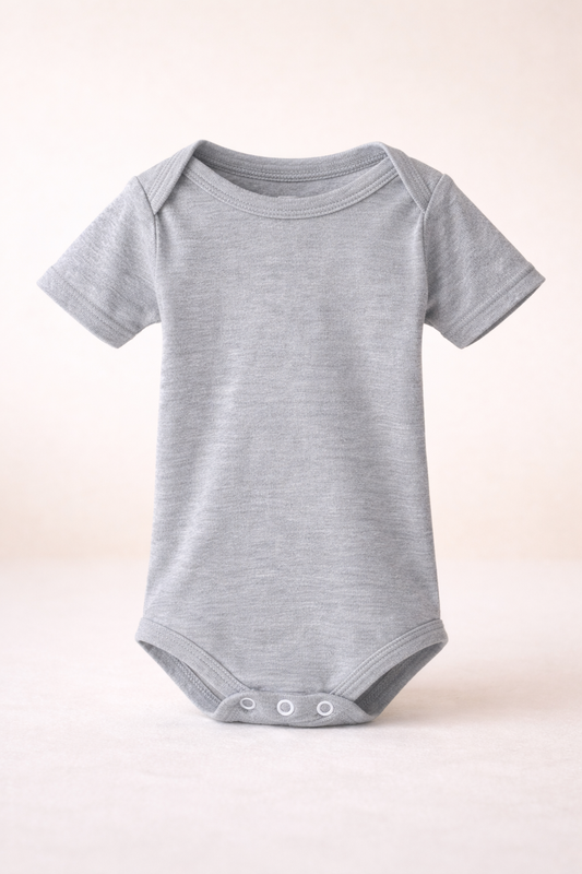 Baby Jersey One Piece - Athletic Heather