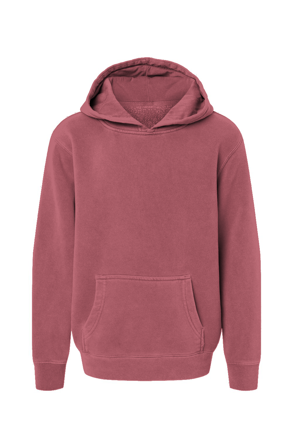 Vintage Pullover Hoodie - Pigment Maroon