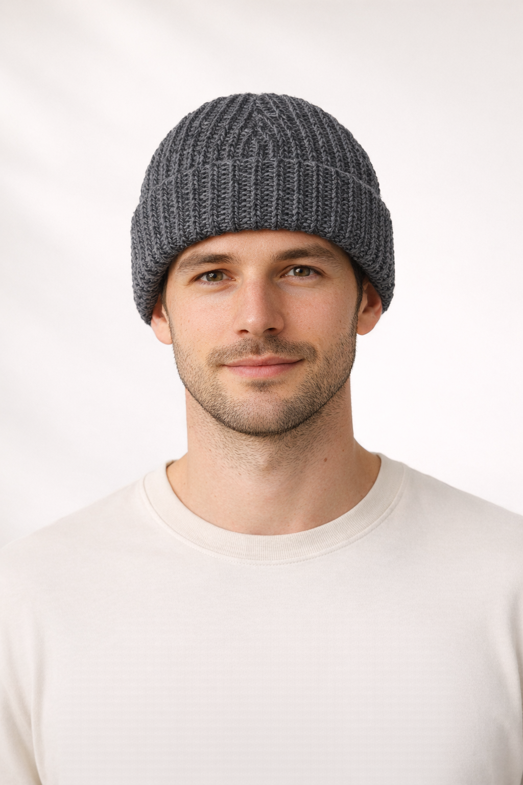 Chunky Knit Beanie - Charcoal