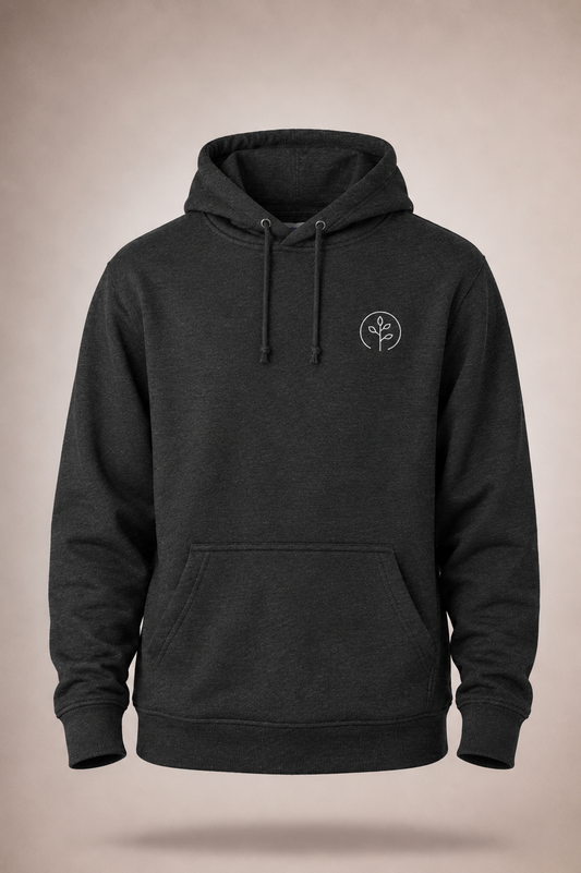 Classic Dark Heather Grey Hoodie