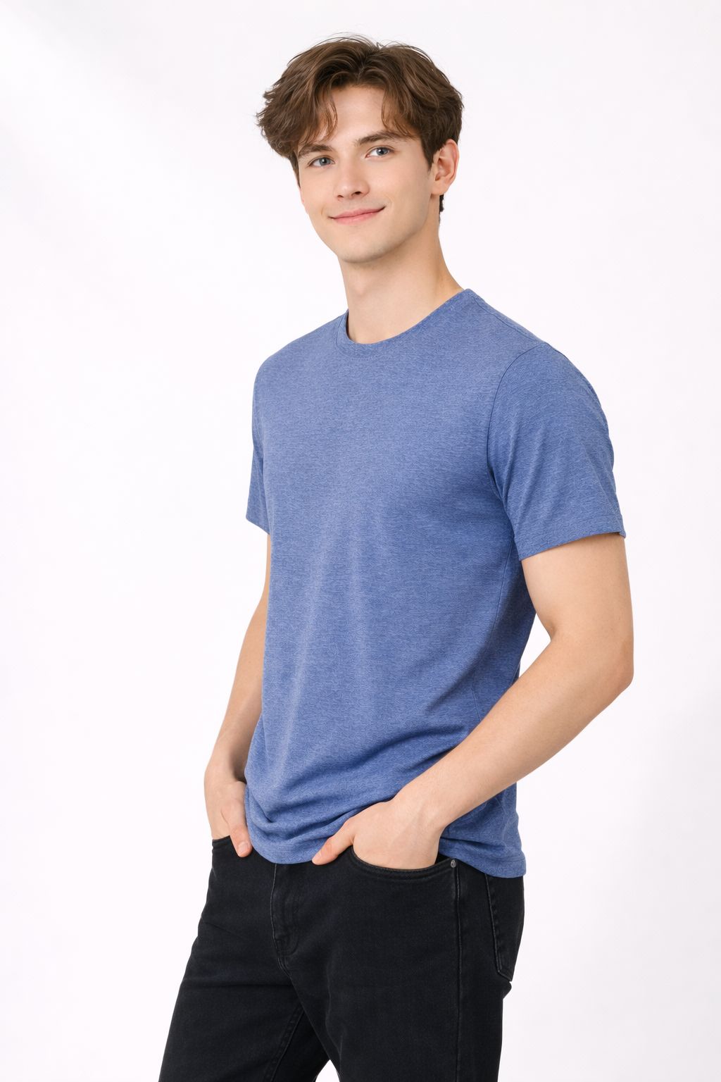 Mens Softstyle T-Shirt - Heather Royal