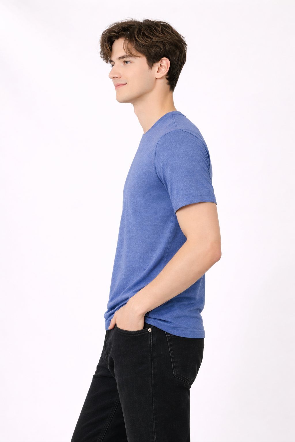 Mens Softstyle T-Shirt - Heather Royal