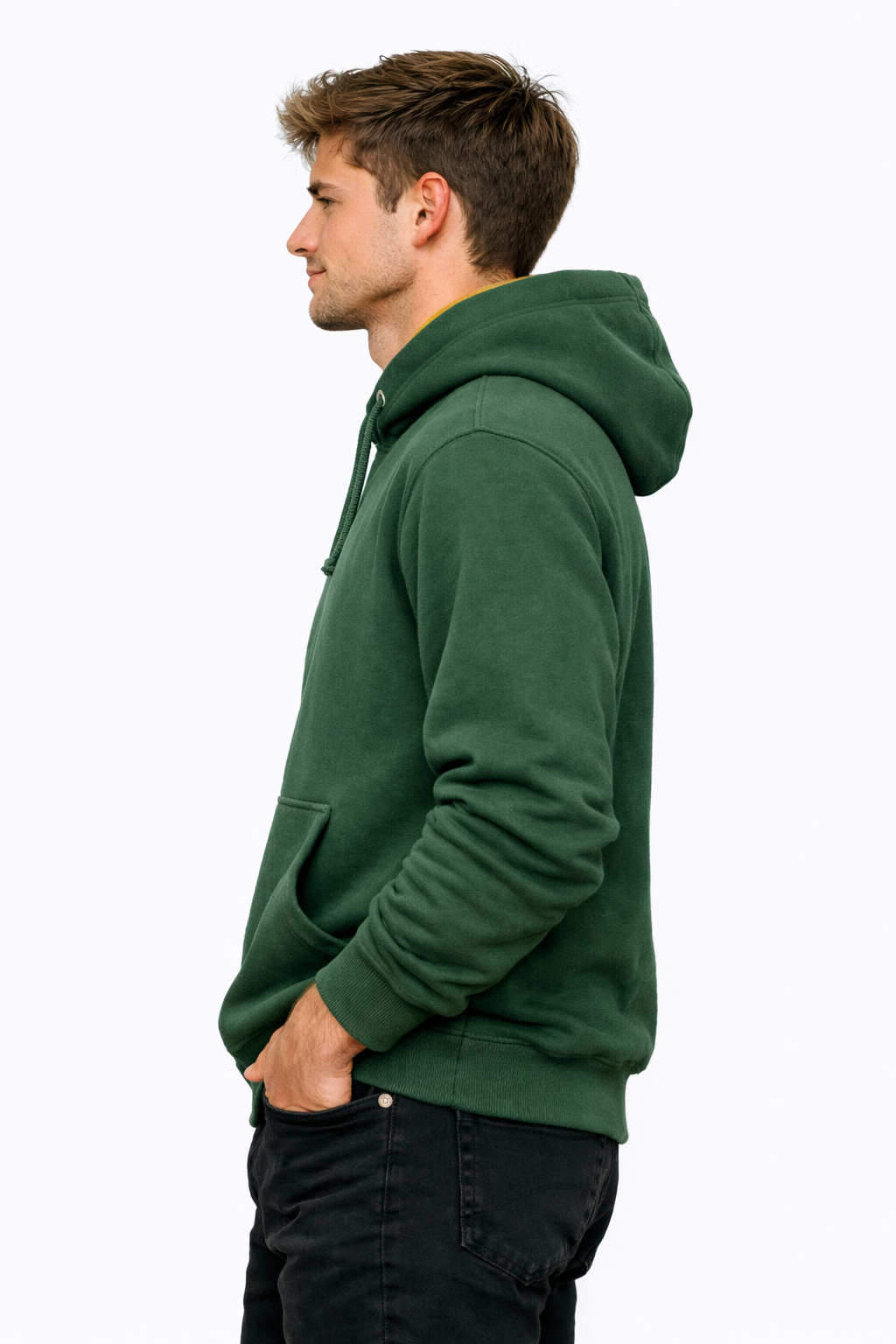 Essential Hoodie Forrest Green / Tan