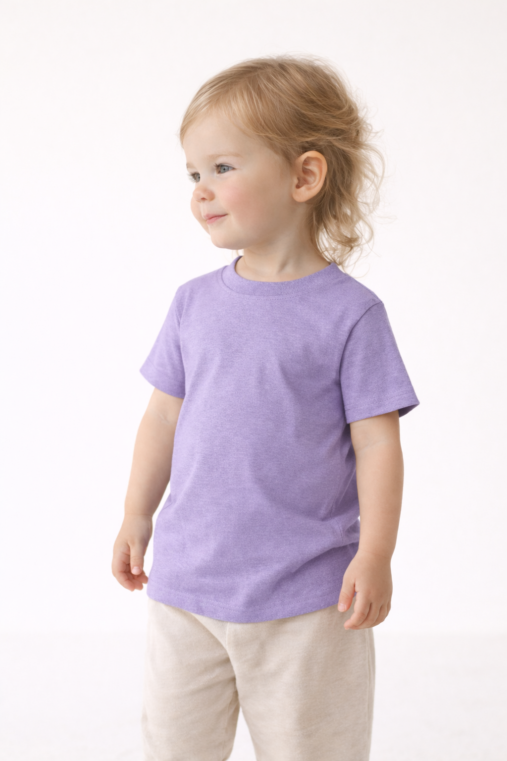 Toddler T-Shirt - Heather Purple