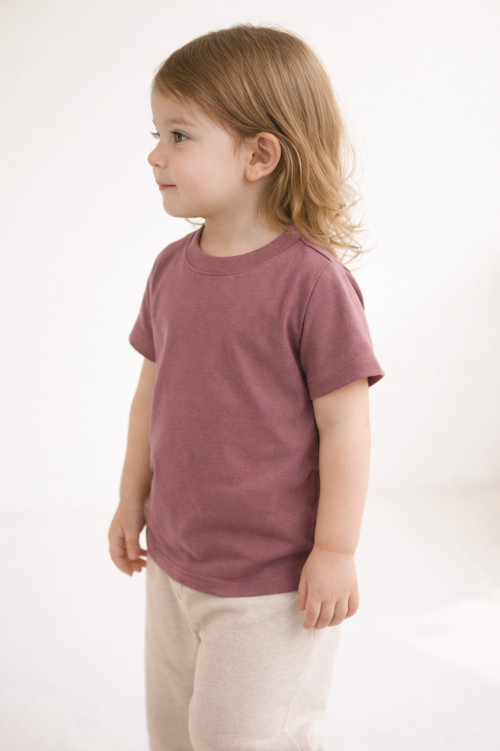 Toddler T-Shirt - Heather Maroon
