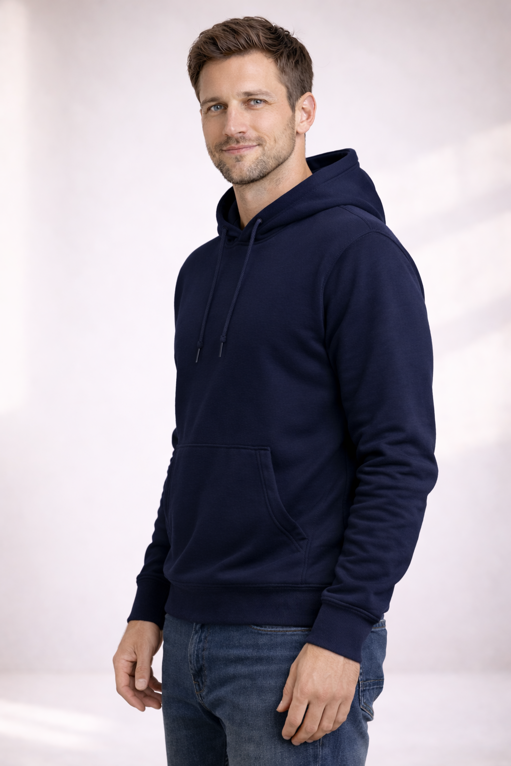 Men's Pullover Hoodie - Navy