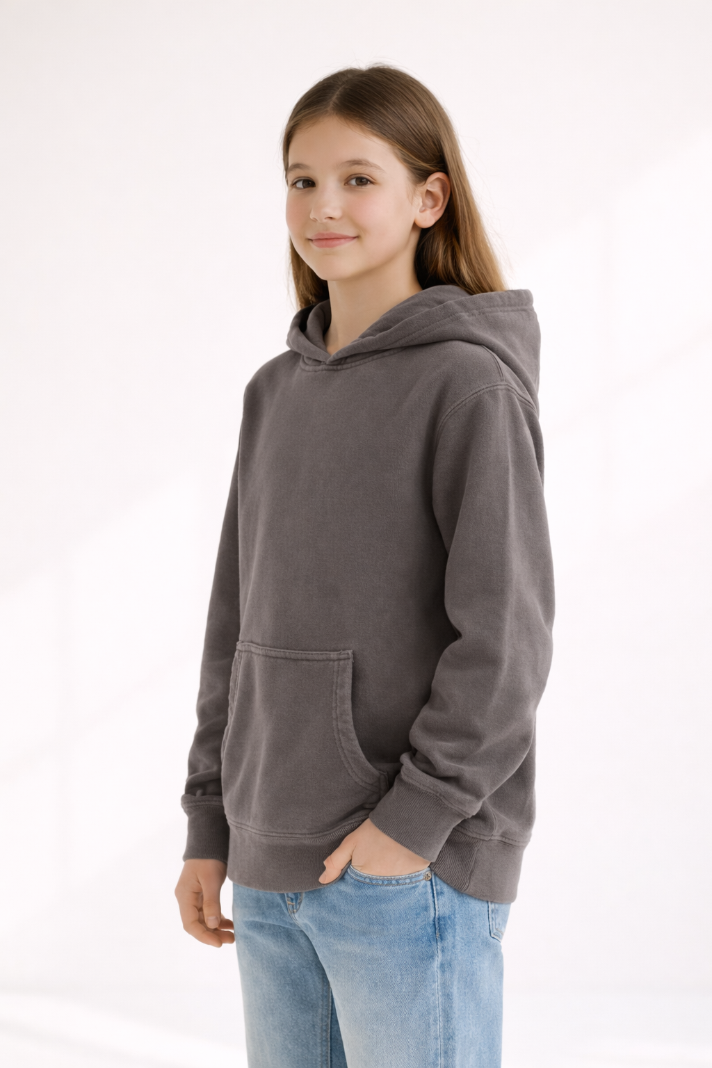 Vintage Pullover Hoodie - Pigment Black