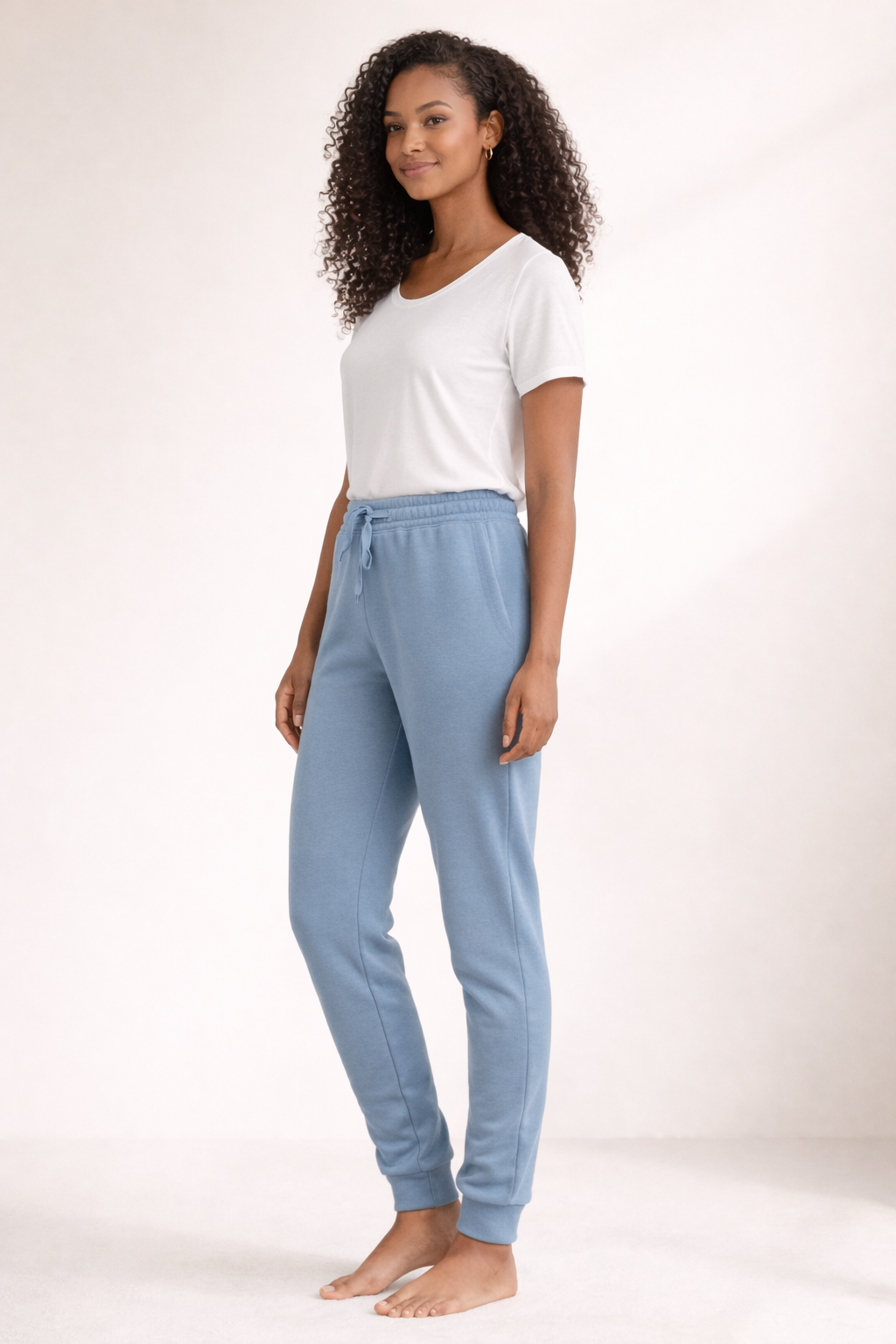 Women's Wash Sweatpants- Misty Blue