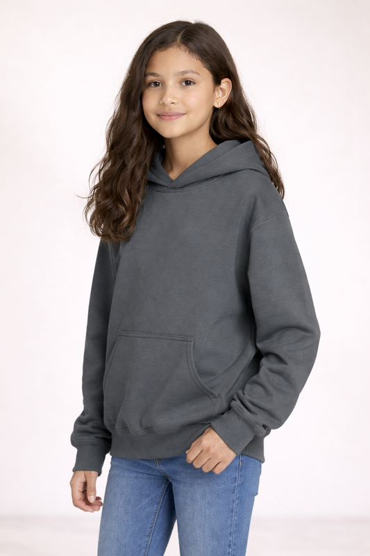 Kids Pullover Hoodie - Charcoal
