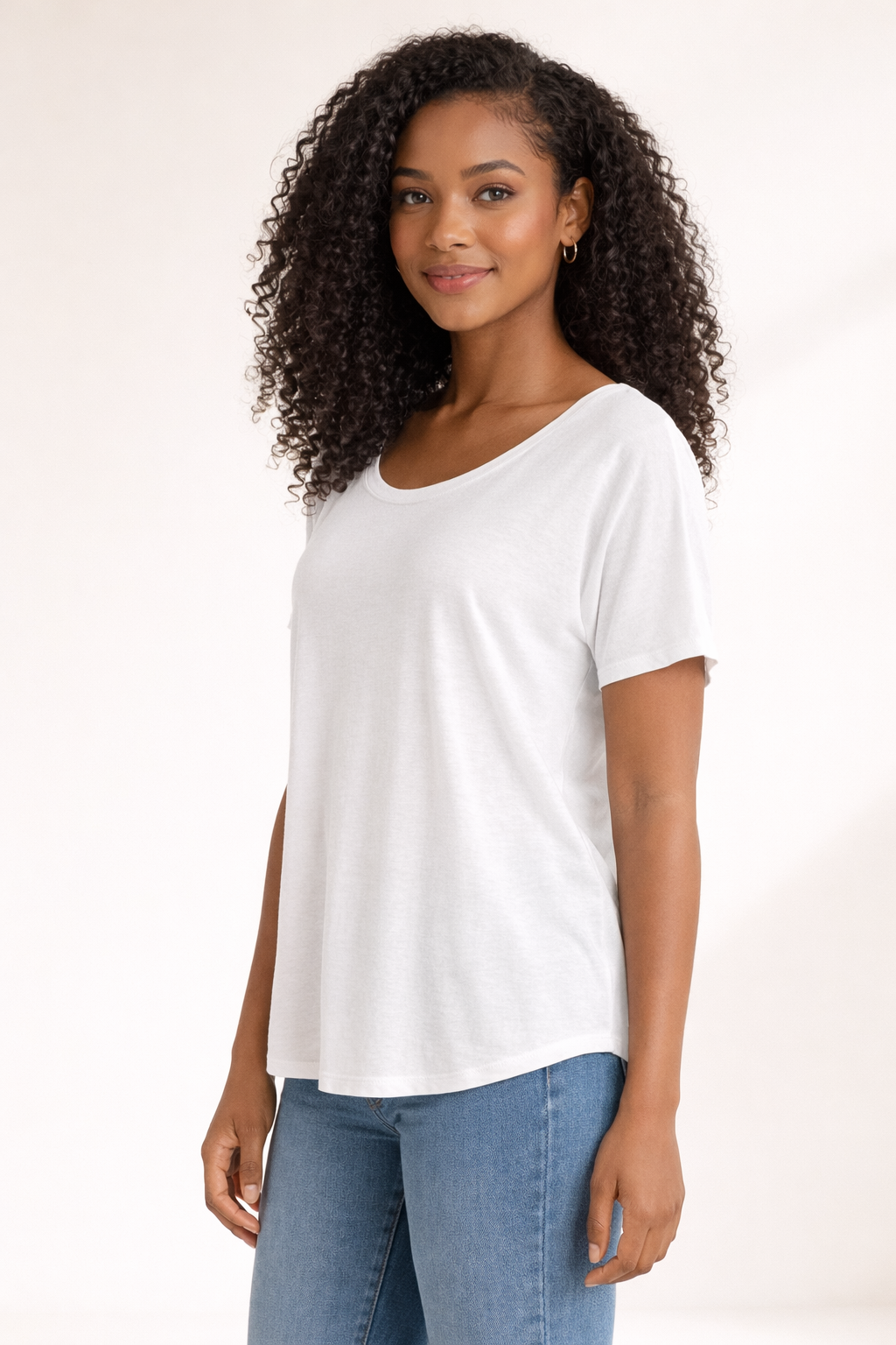 Women’s Slouchy T-Shirt - White