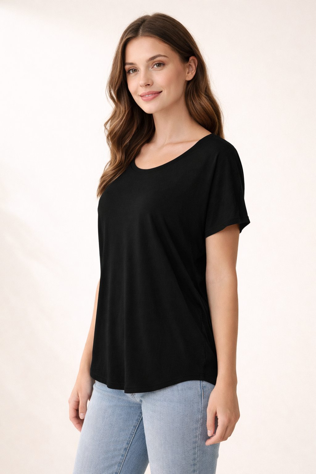Women’s Slouchy T-Shirt - Black