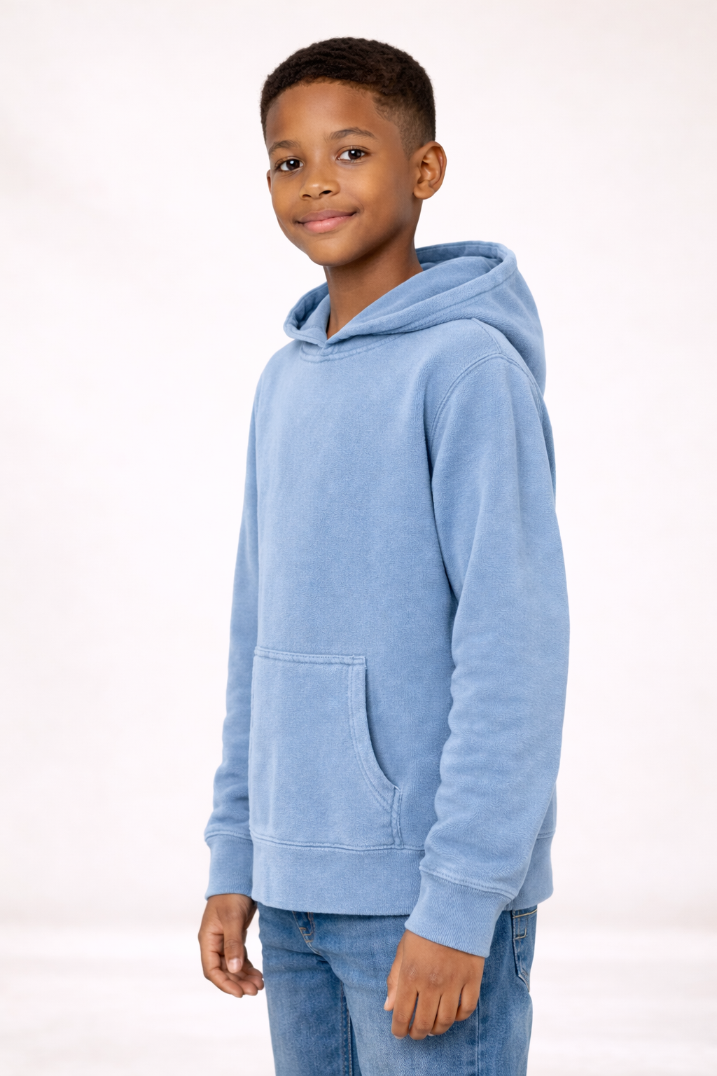 Vintage Pullover Hoodie - Pigment Light Blue