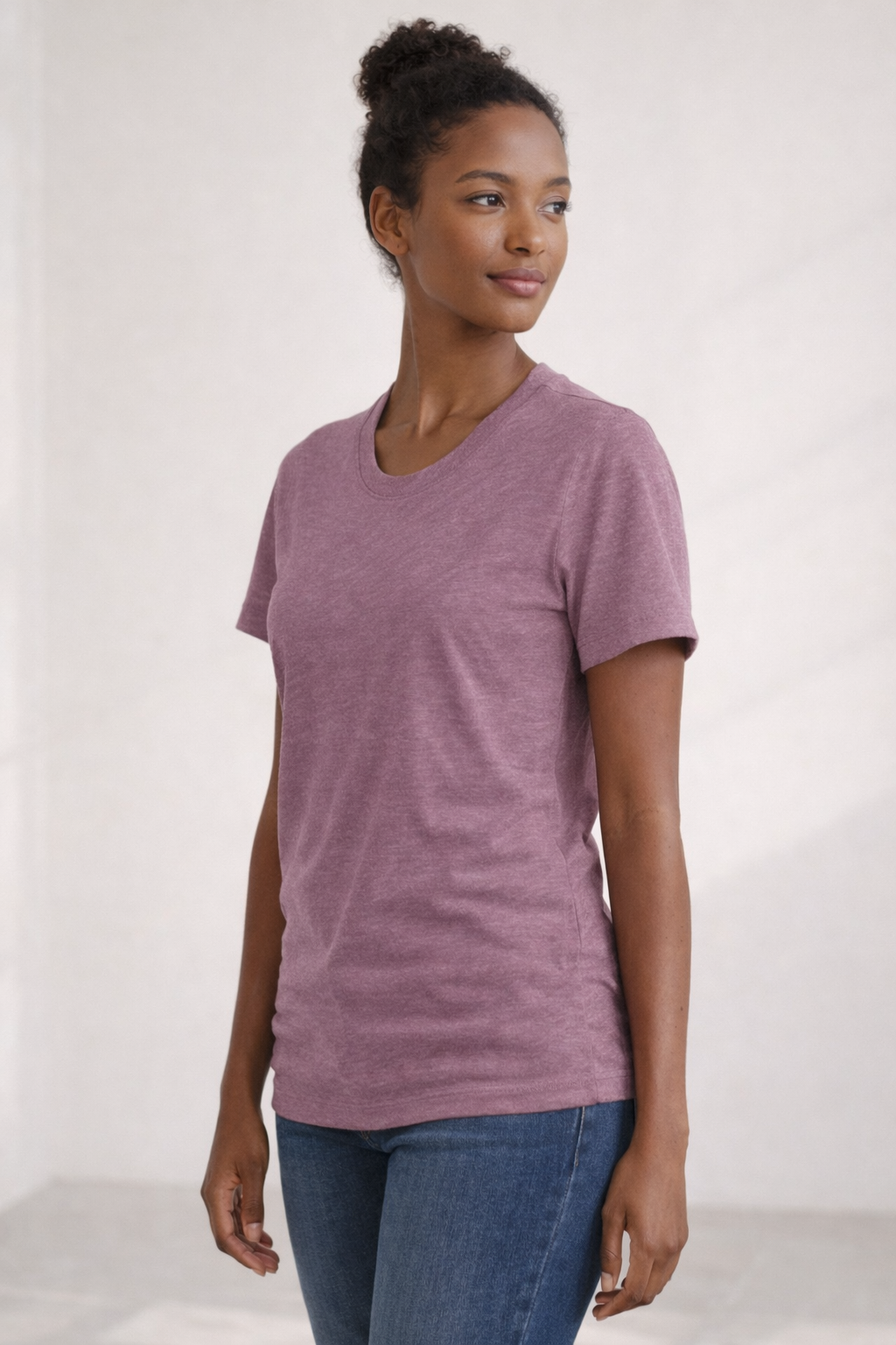 Women's Relaxed T-Shirt - Heather Mauve
