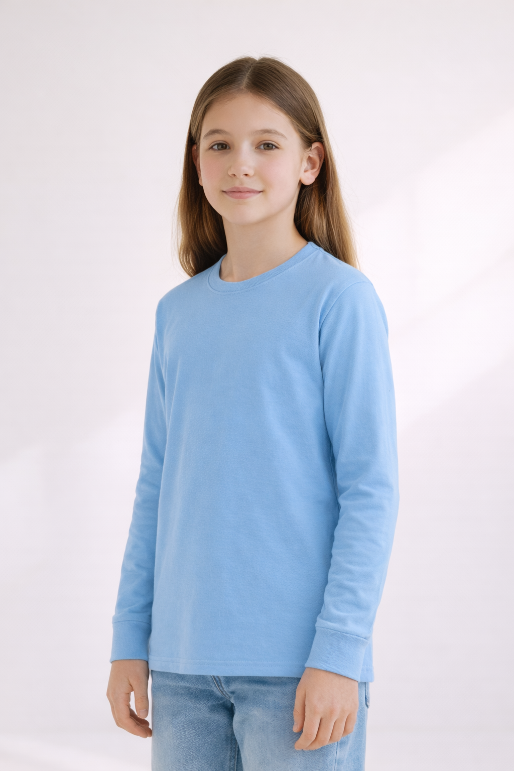 Long Sleeve T-Shirt - Carolina Blue