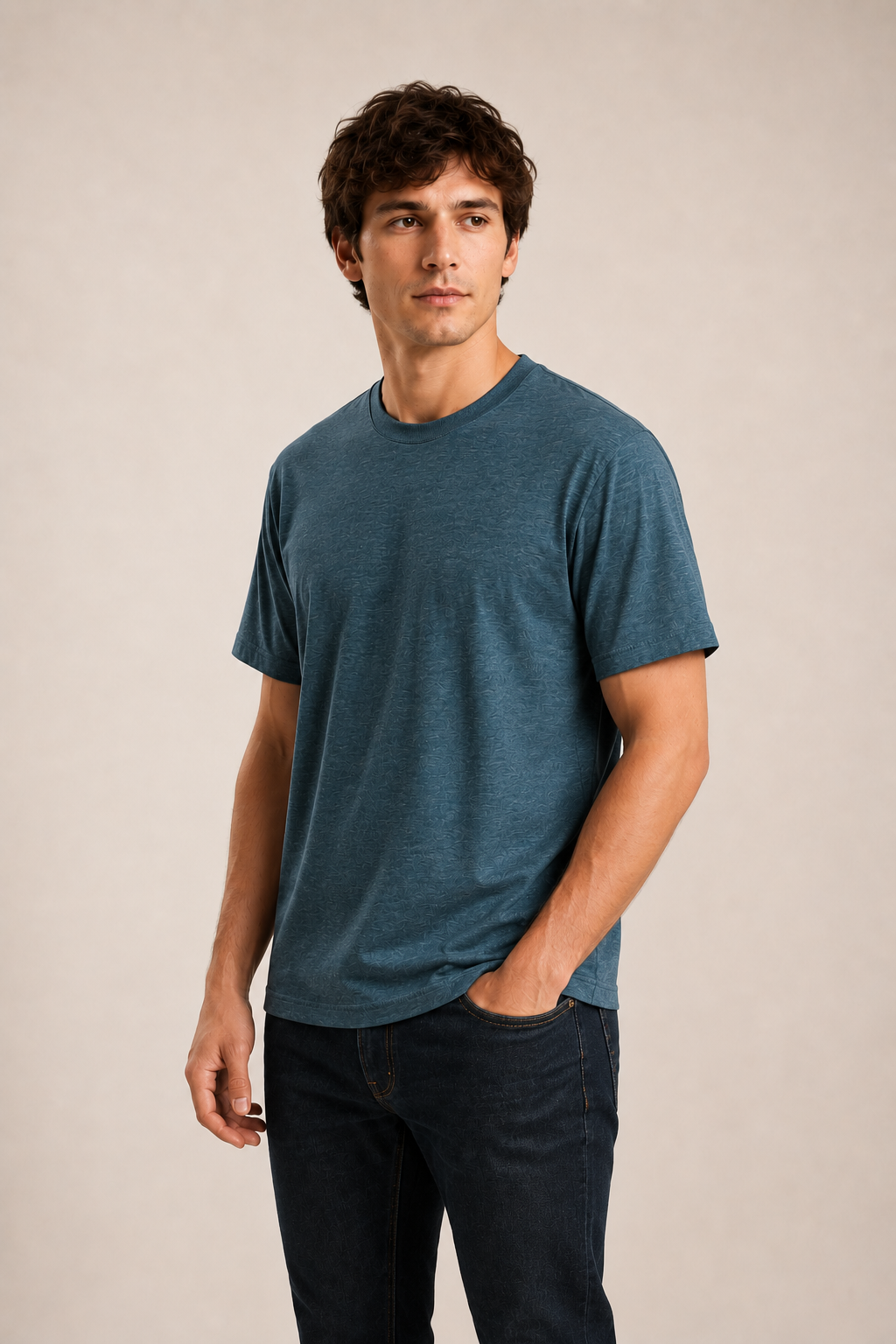 Mens Softstyle T-Shirt - Heather Deep Teal